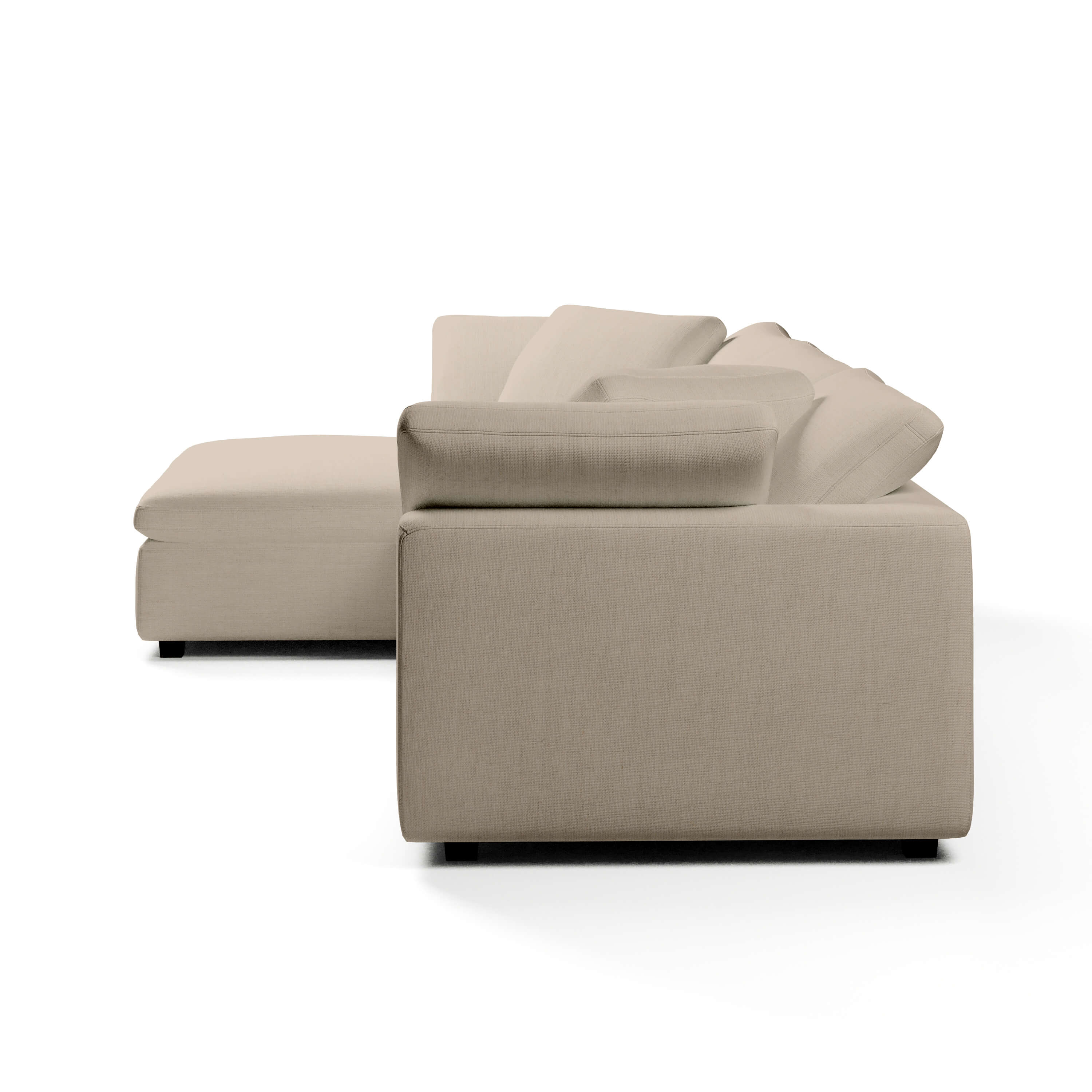 3 Seater Sofa with Chaise | Left-Arm Chaise Bench | Couch Haus