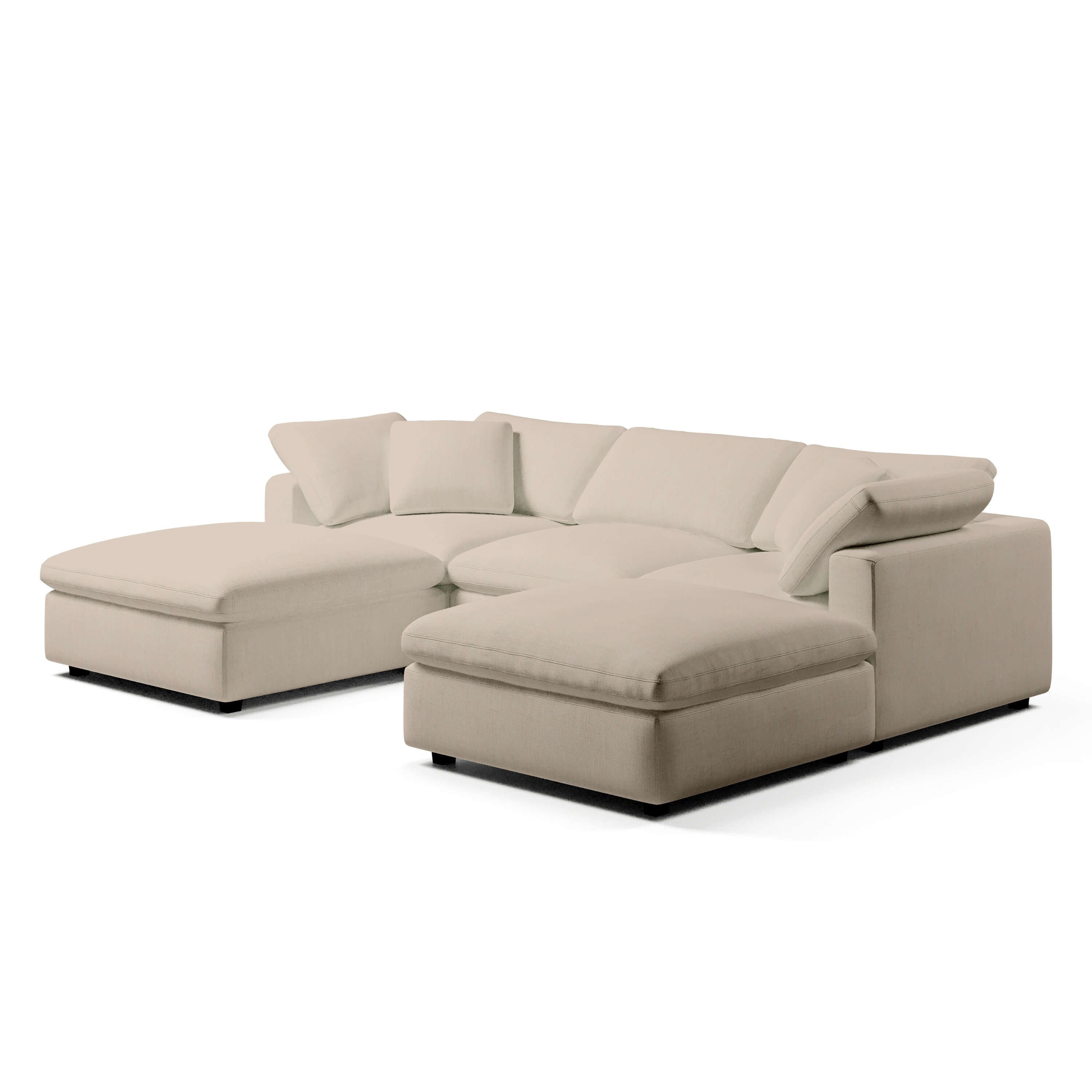 Modular Sofa Sectional | 3 Seater U Sectional | Couch Haus