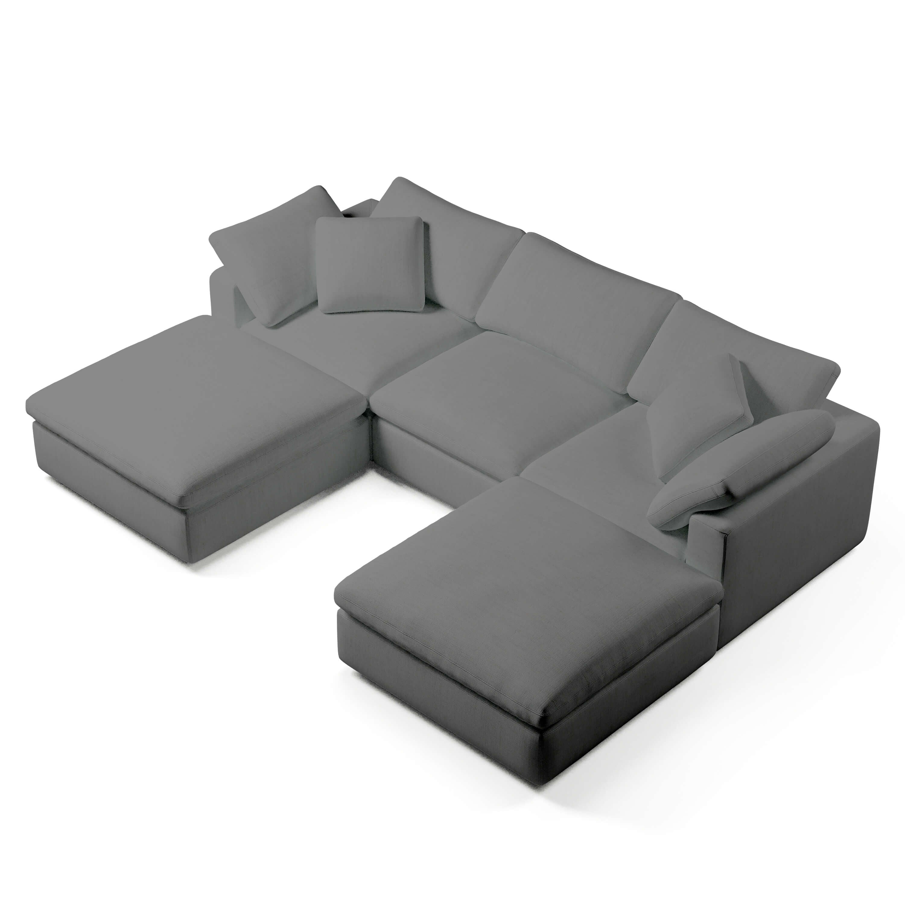 Modular Sofa Sectional | 3 Seater U Sectional | Couch Haus
