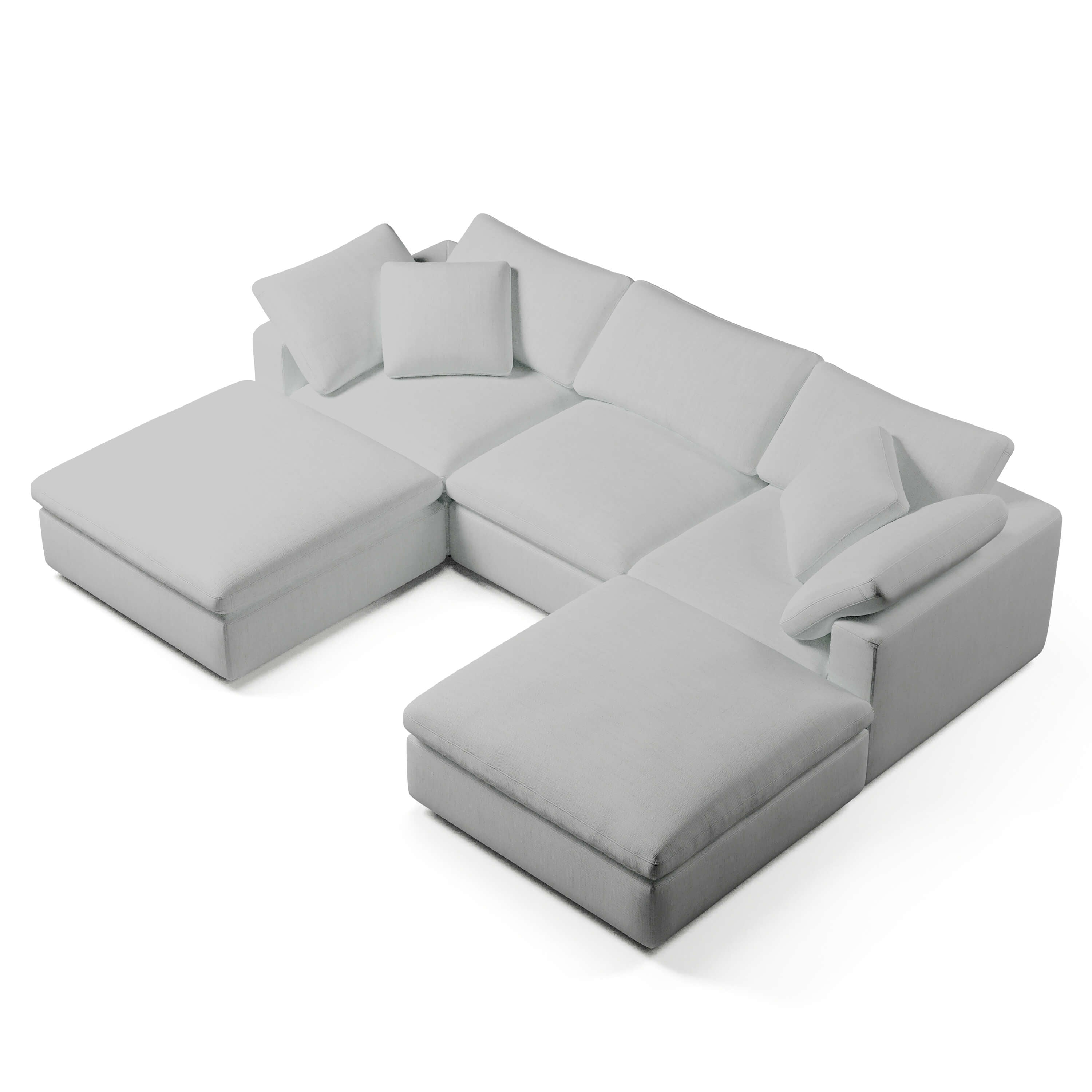 Modular Sofa Sectional | 3 Seater U Sectional | Couch Haus