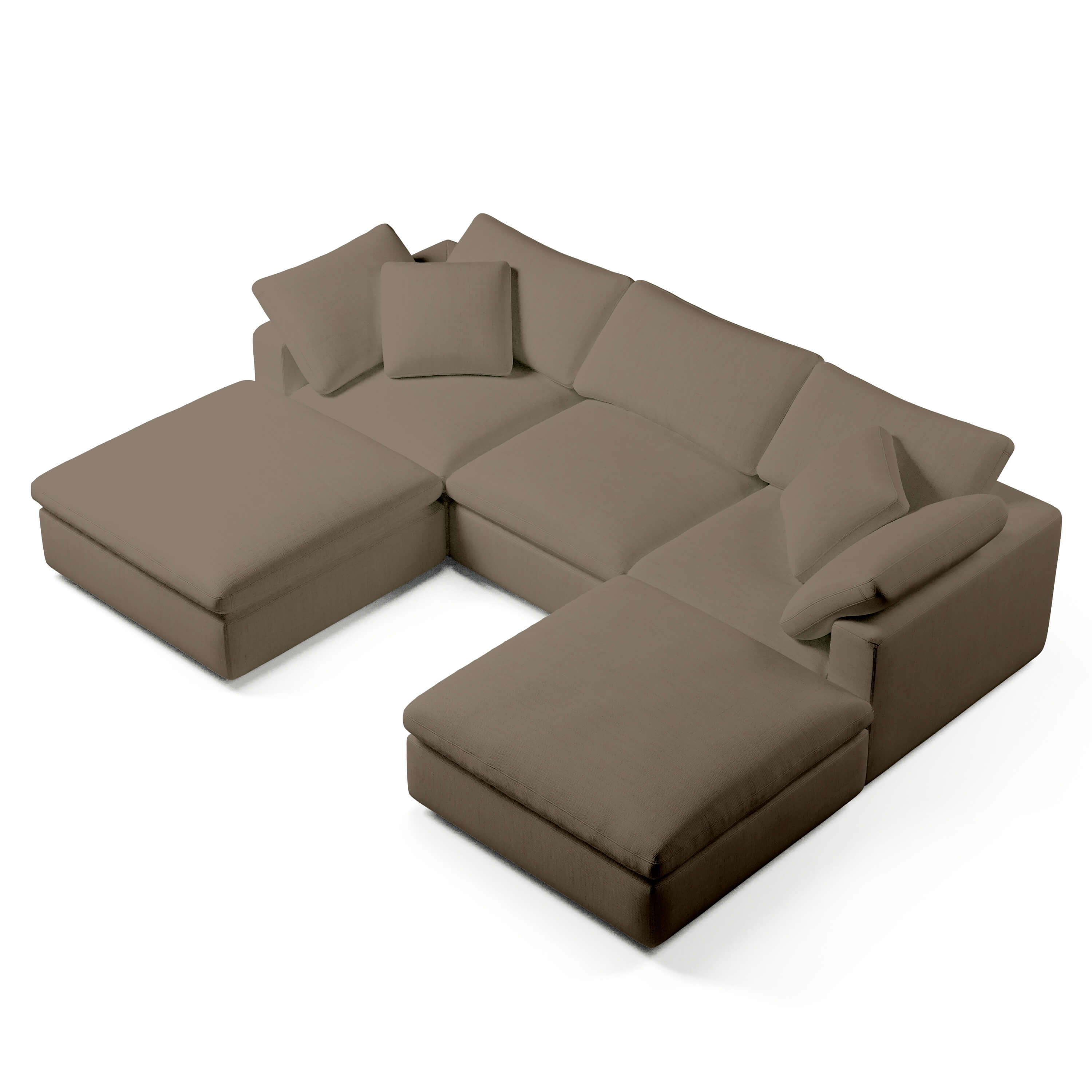 Modular Sofa Sectional | 3 Seater U Sectional | Couch Haus