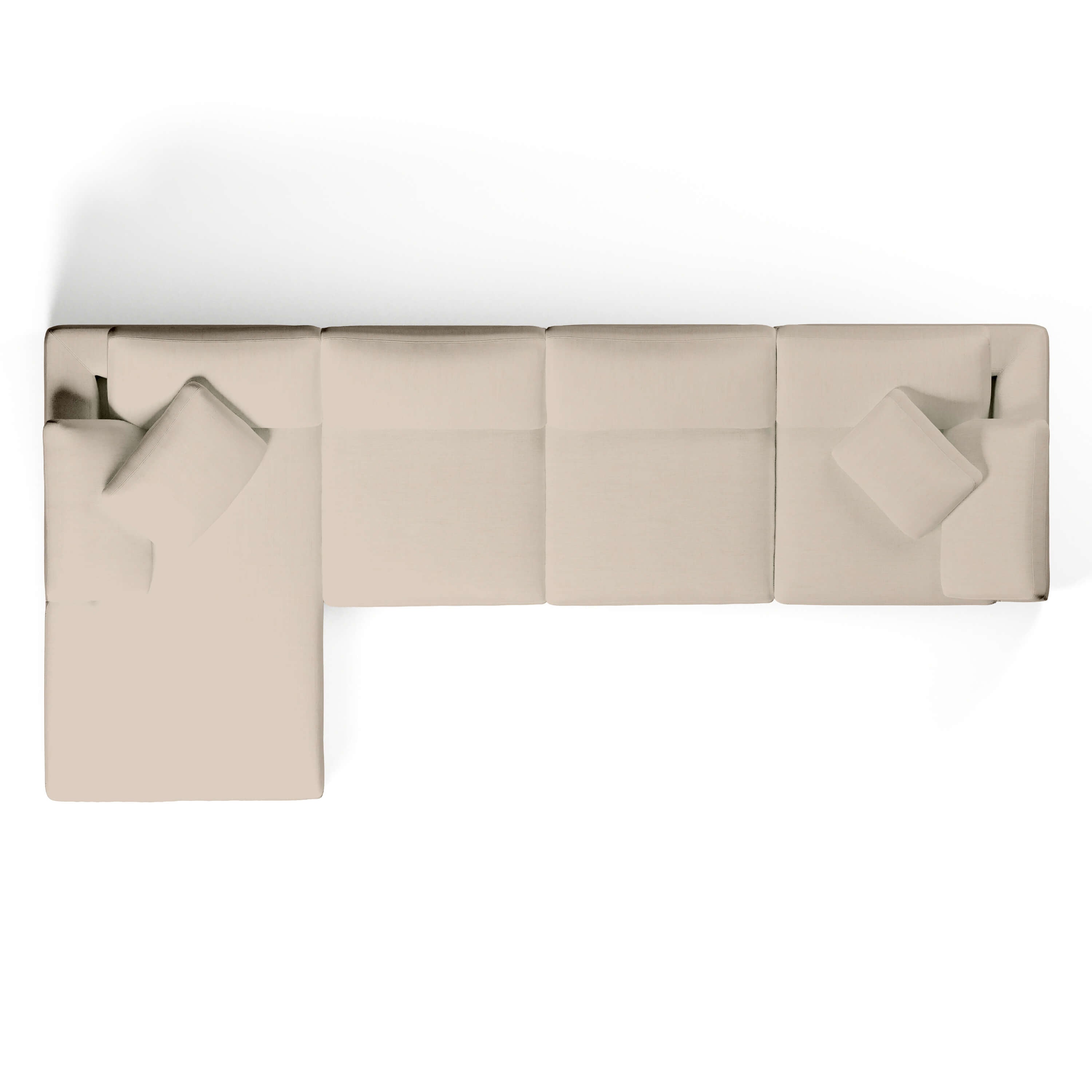 Chaise Sectional Modular Sofa | Left Hand Facing Sofa | Couch Haus