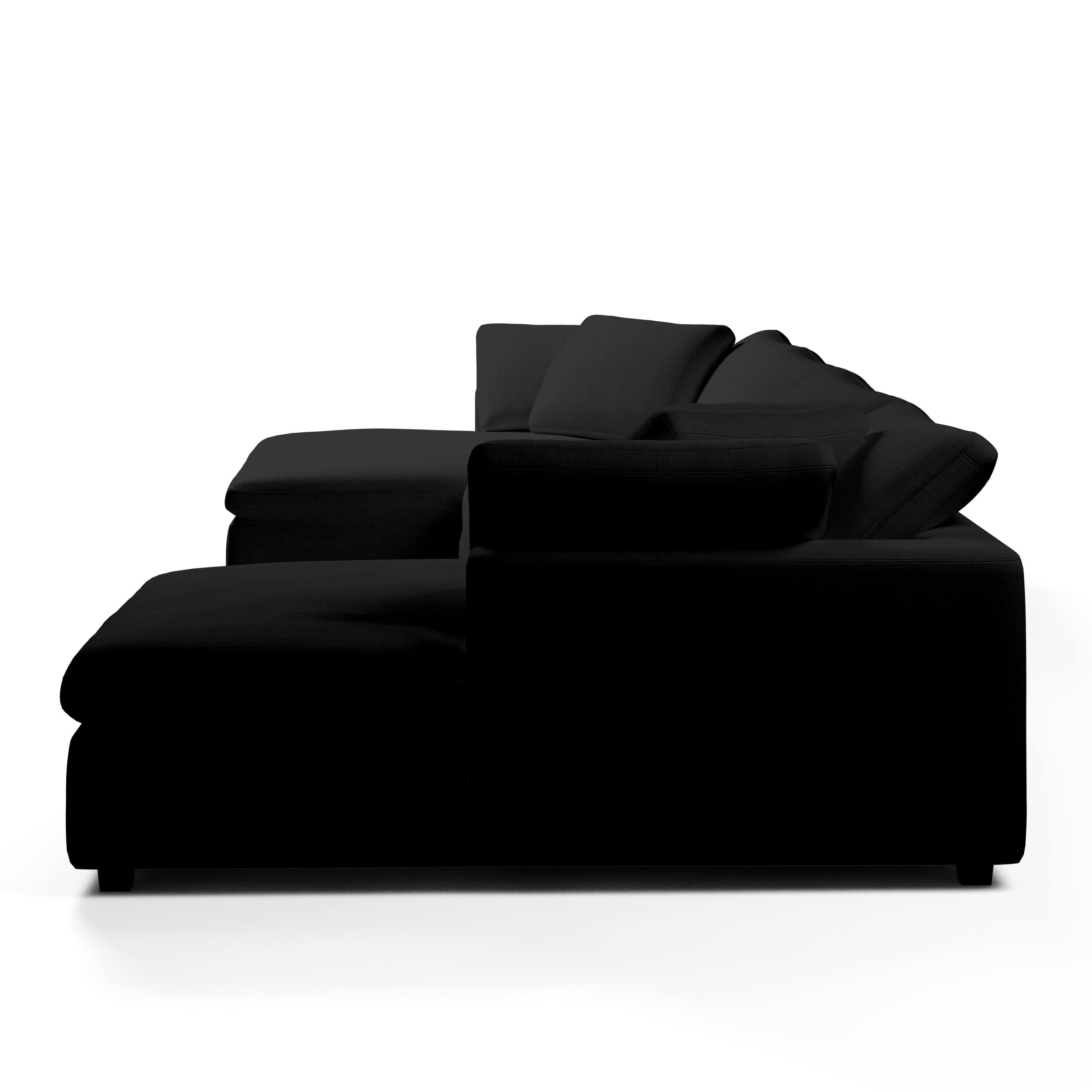 Comfy Modular Sofa - 4-Seater Chaise U-Sectional