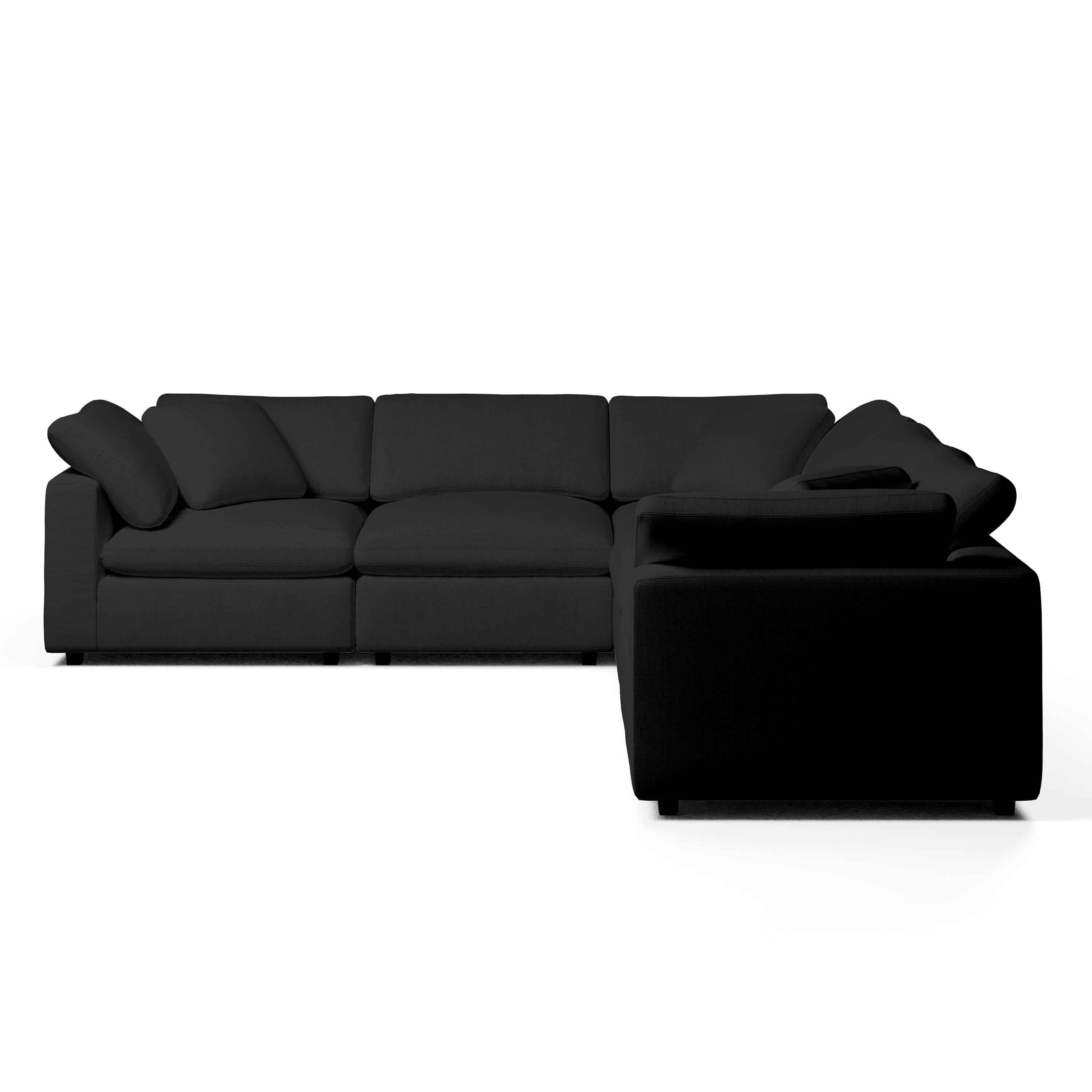 Comfy Modular Sofa - 5-Seater Modular L-Sectional