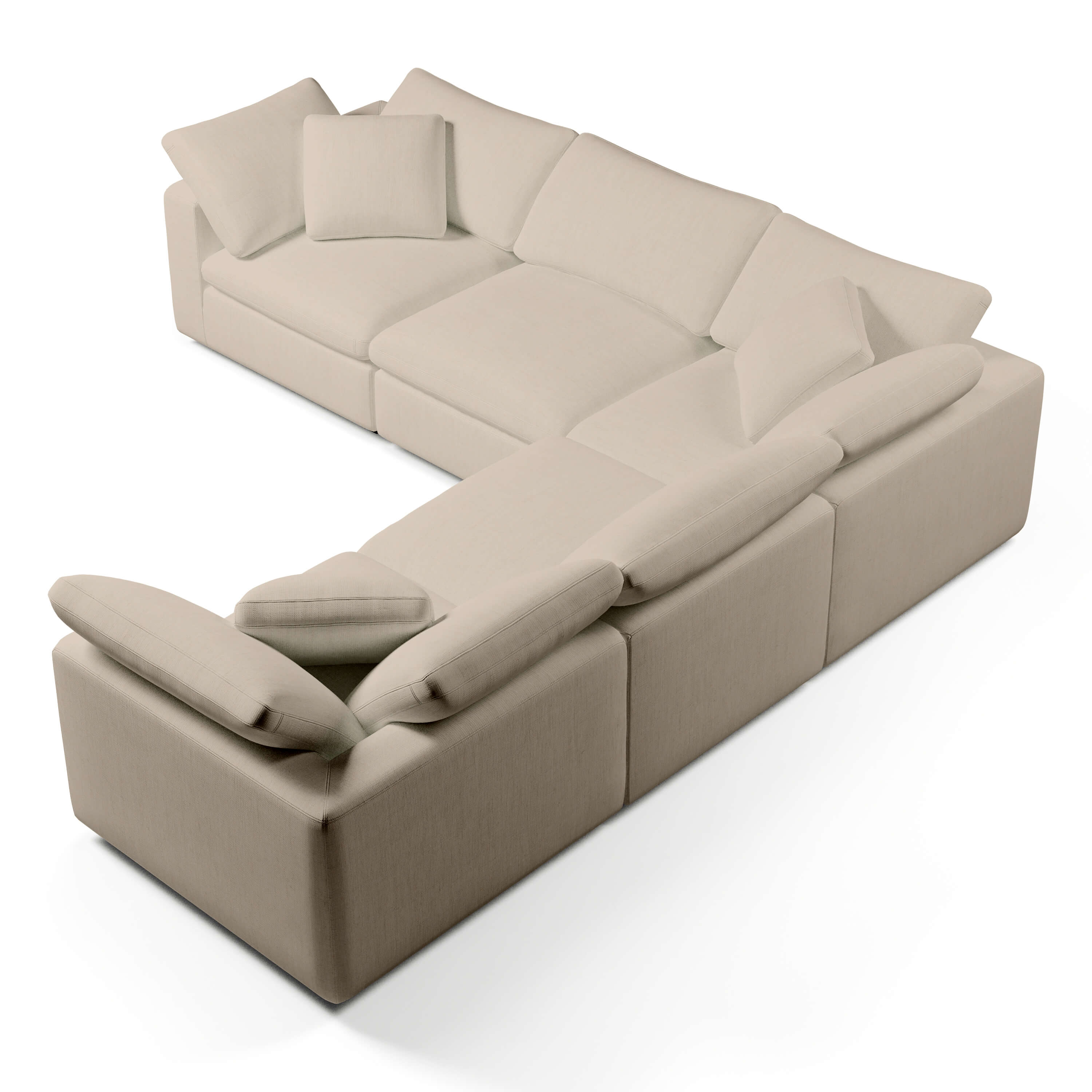 Comfortable L-Shaped Couch | Comfy L Couch | Couch Haus