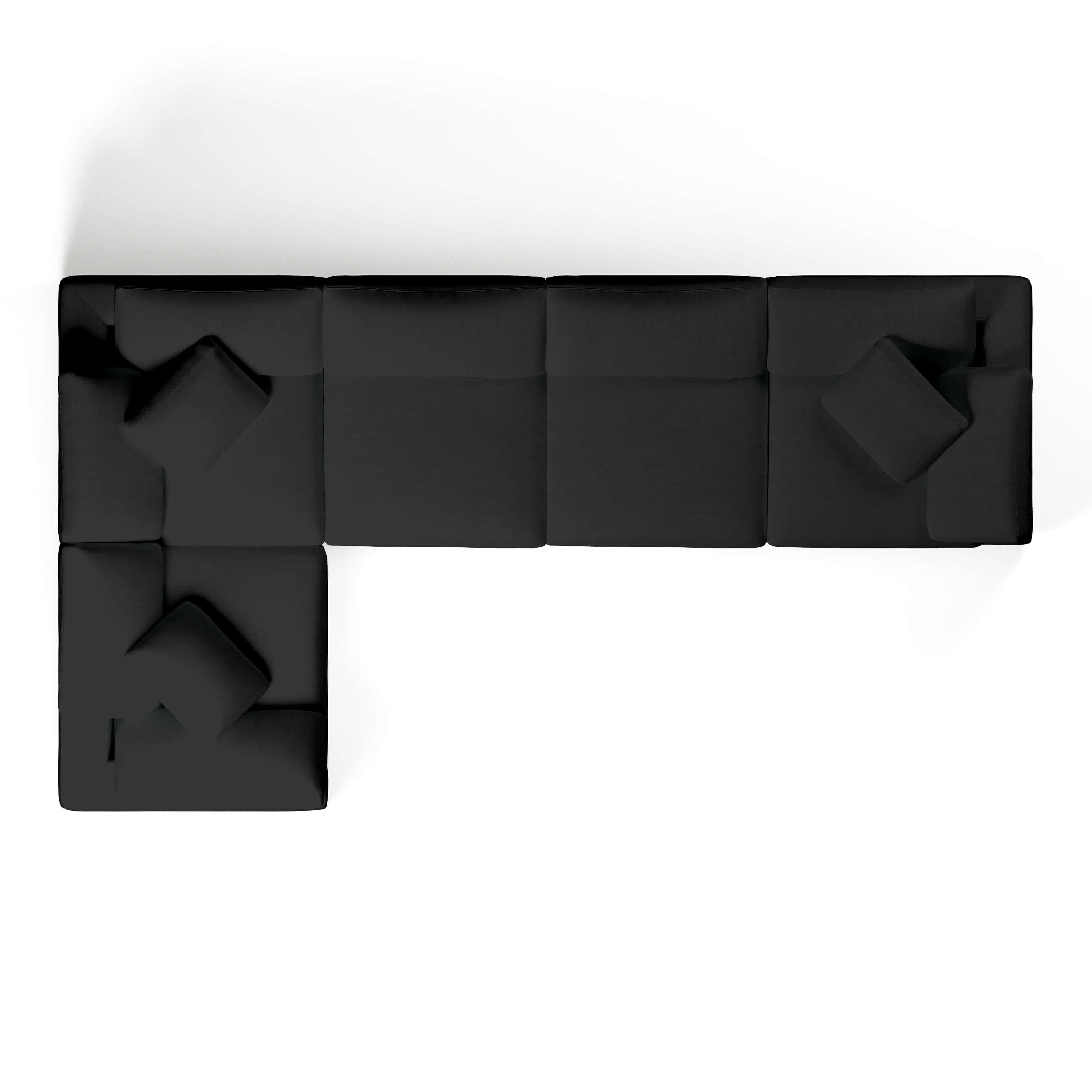 Comfy Modular Sofa - 5-Seater Modular L-Sectional