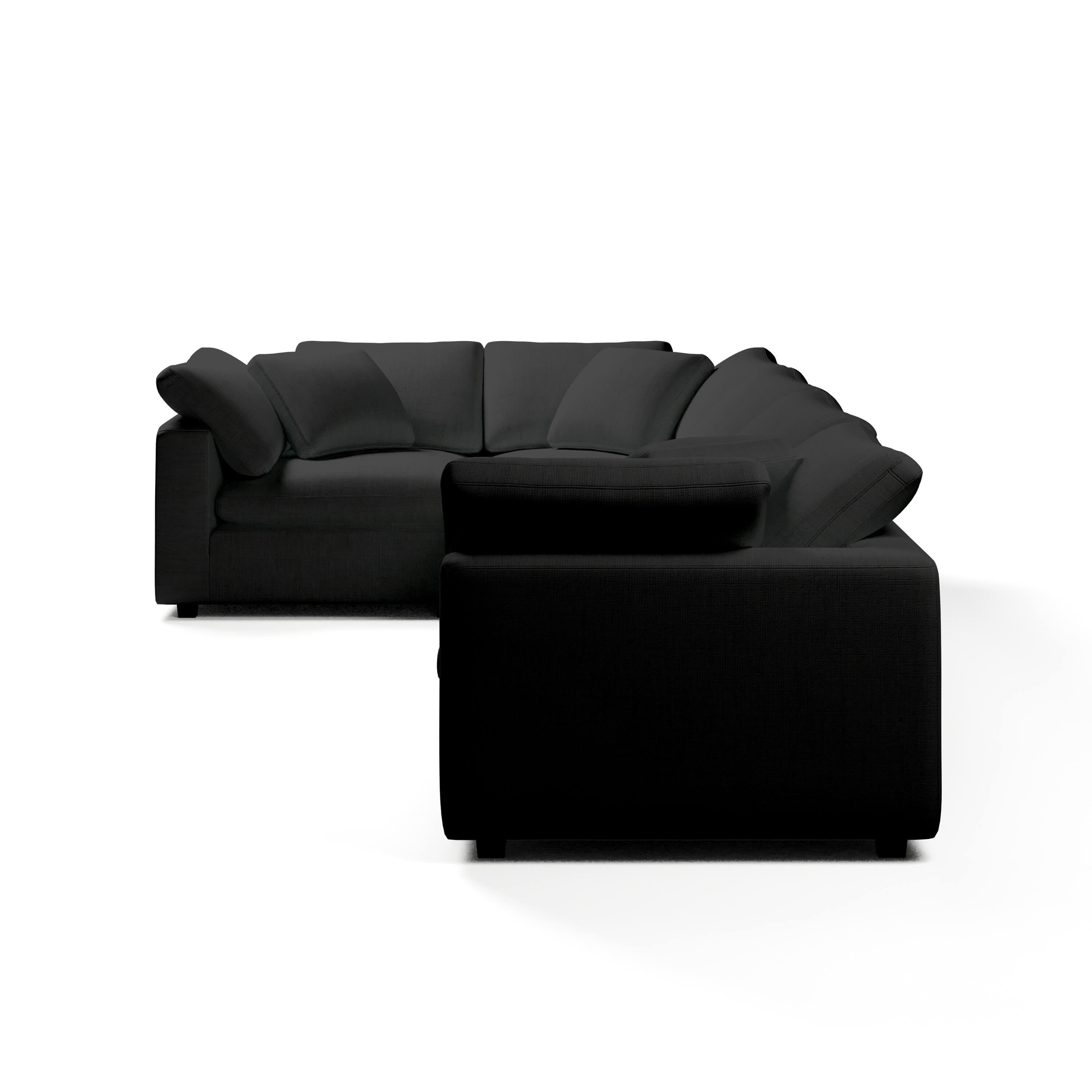 Comfy Modular Sofa - 5-Seater Modular L-Sectional