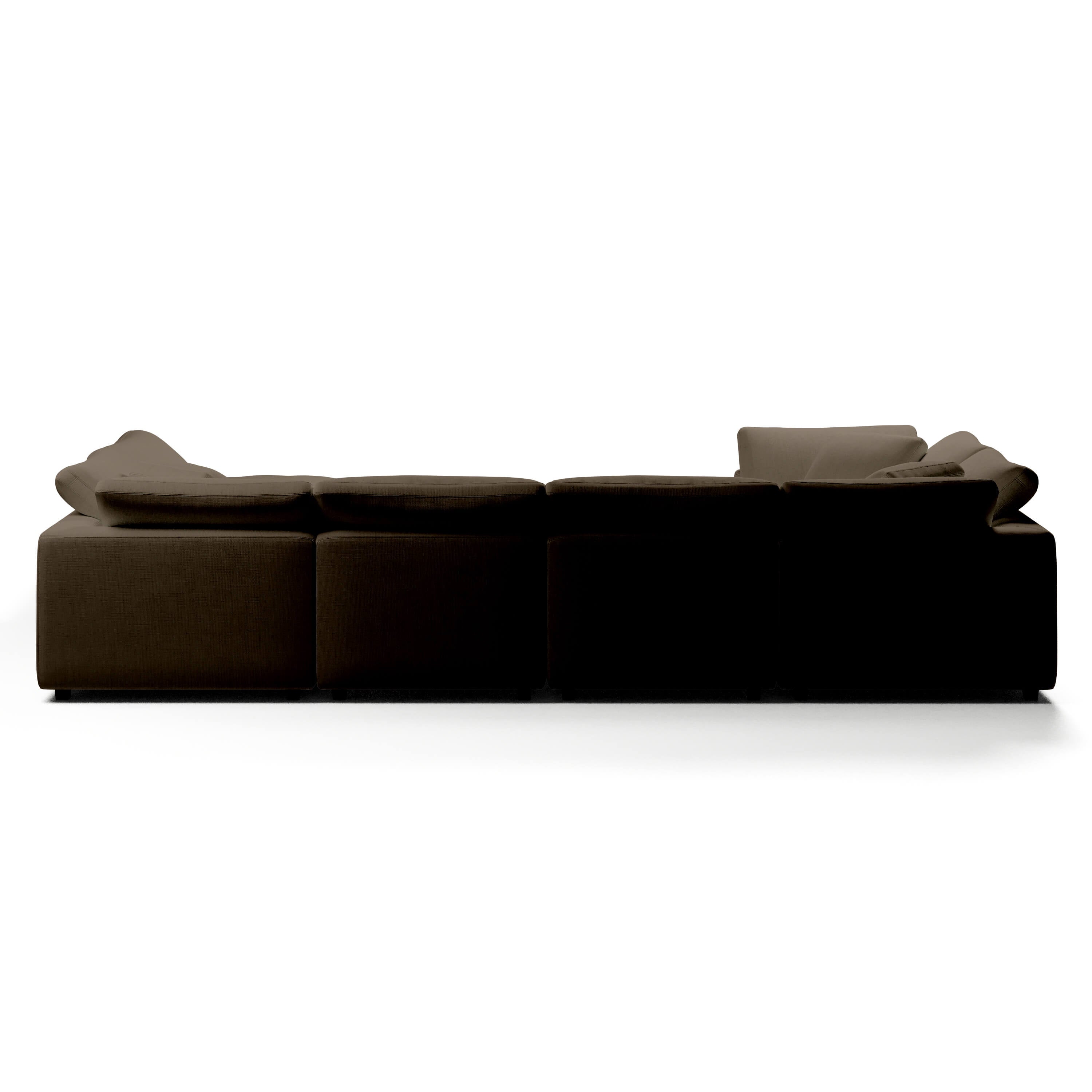 Comfy Modular Sofa - 6-Seater & Ottoman U-Sectional