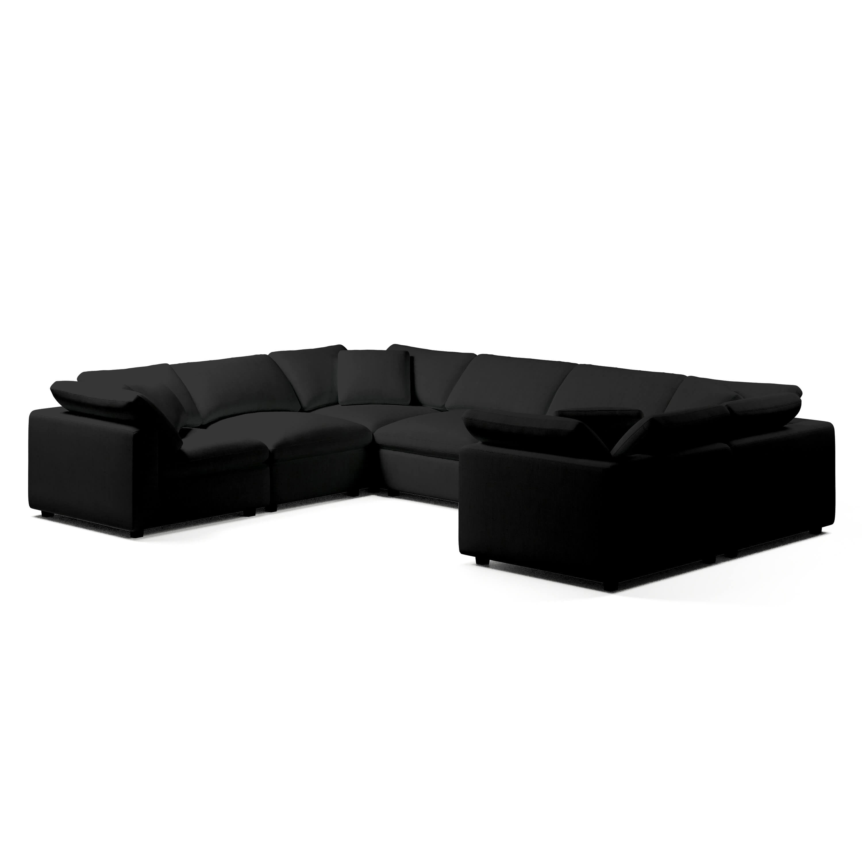 Comfy Modular Sofa - 7-Seater U-Sectional