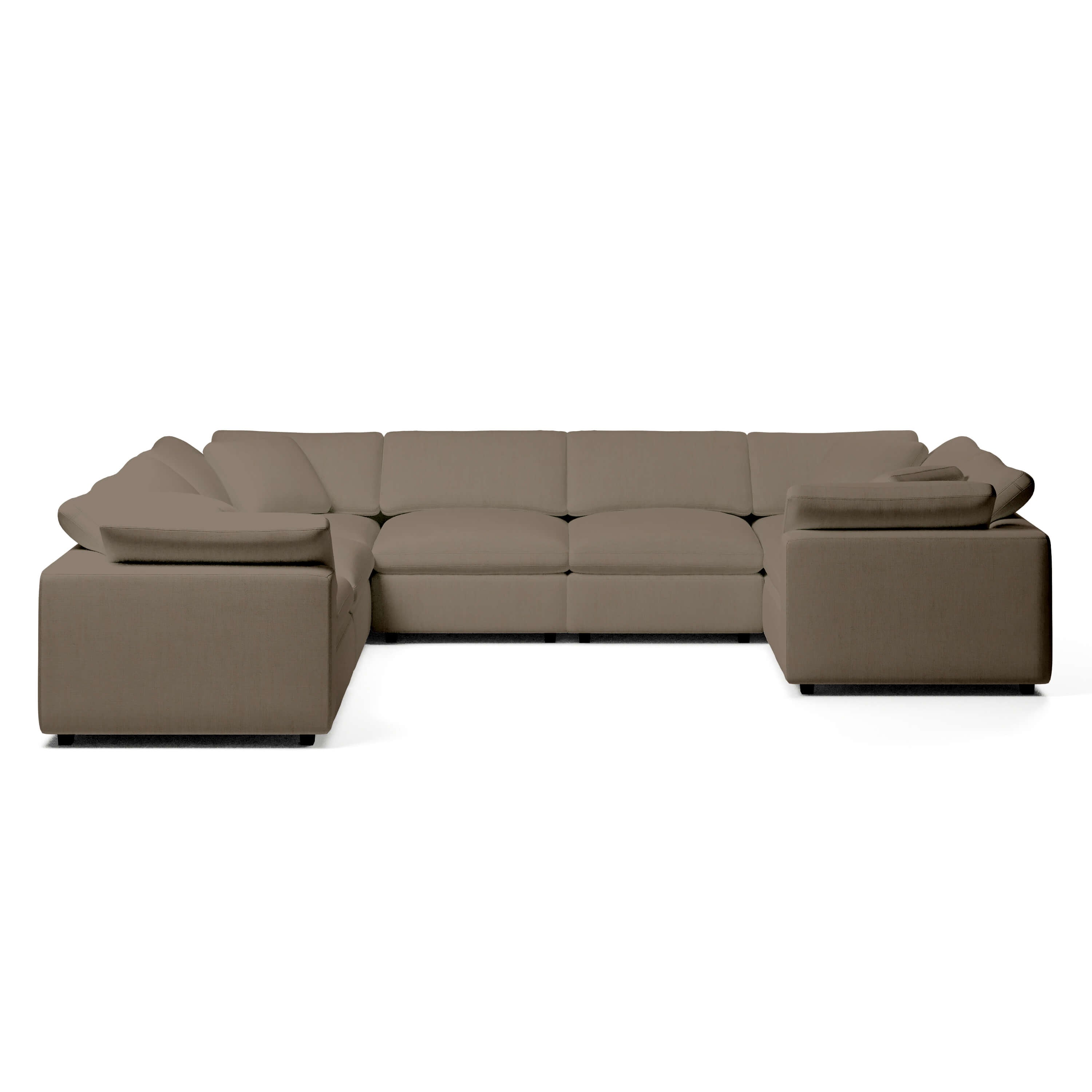 Comfy Modular Sofa - 7-Seater U-Sectional