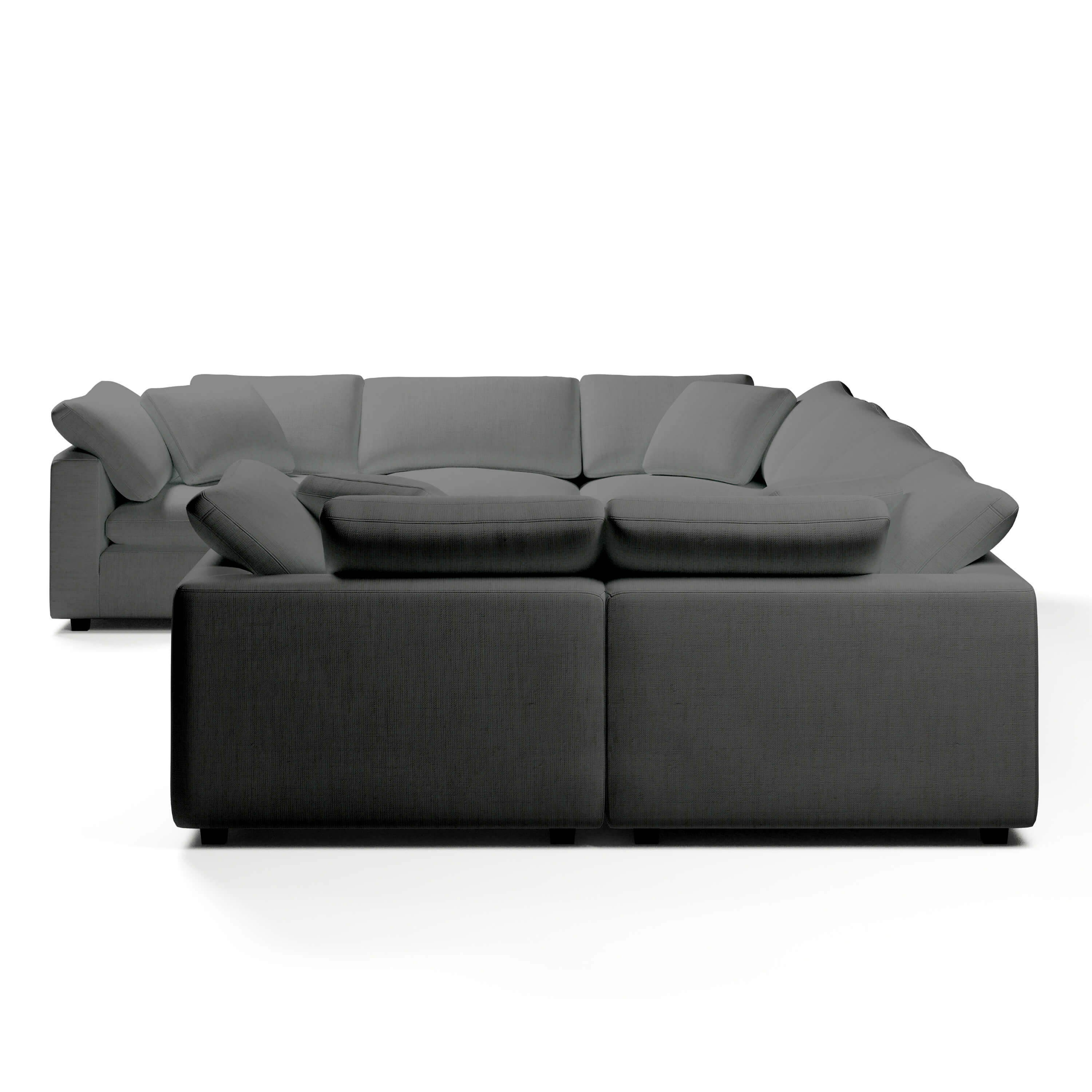 Comfy Modular Sofa - 7-Seater U-Sectional