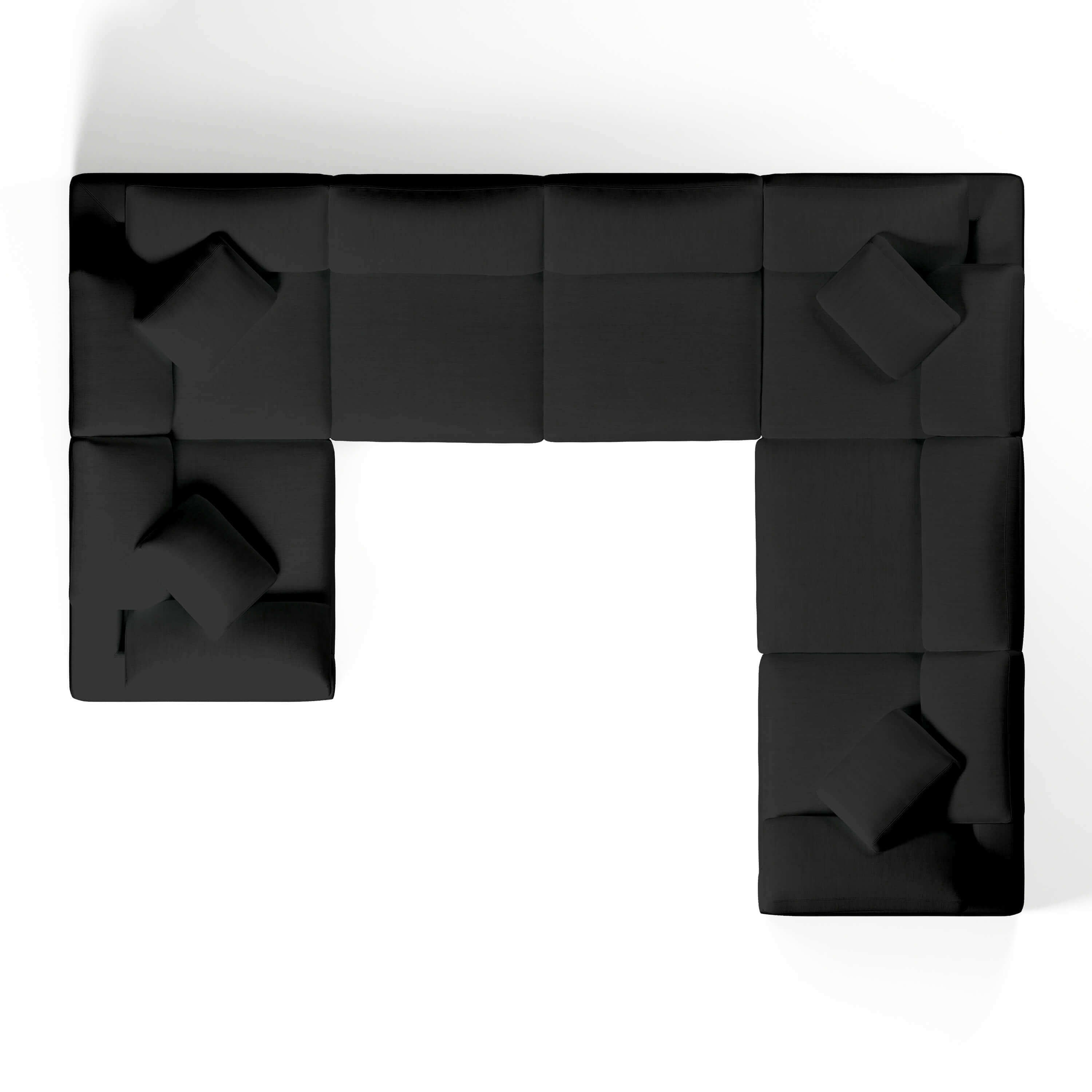 Comfy Modular Sofa - 7-Seater U-Sectional