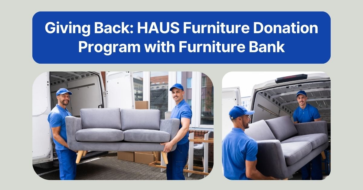 Giving Back: Couchhaus.com's Furniture Donation Program with Furniture Bank