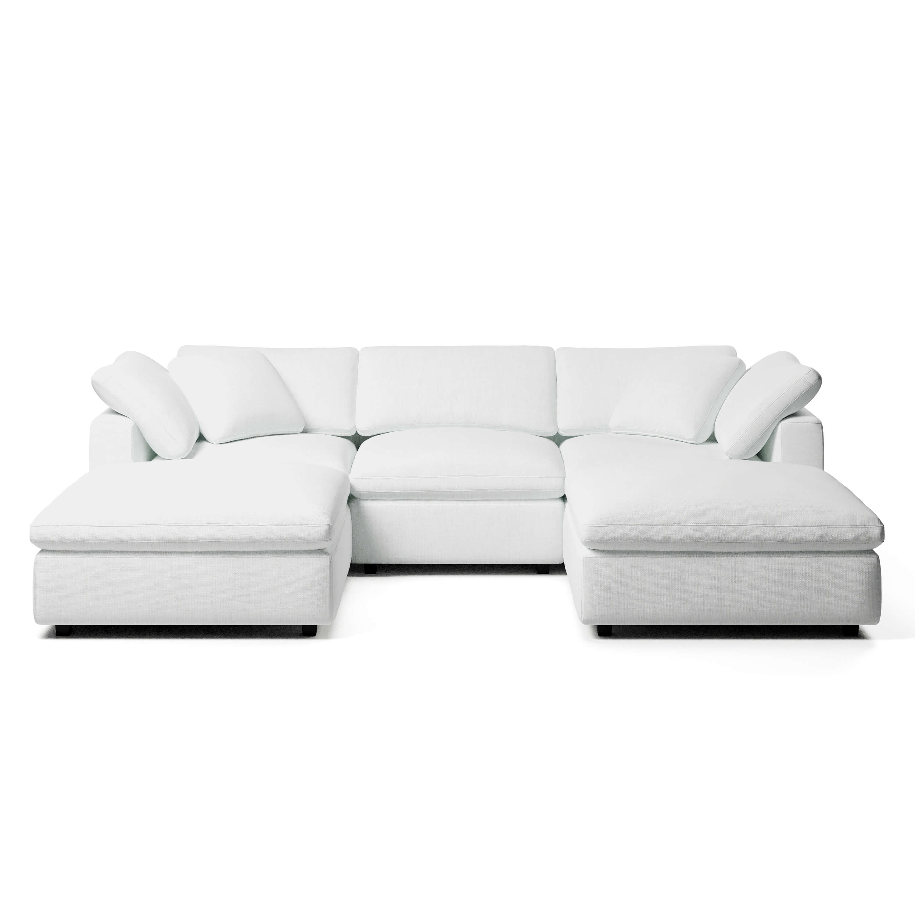 Comfy Three Seater U-Sectional (Quickship)