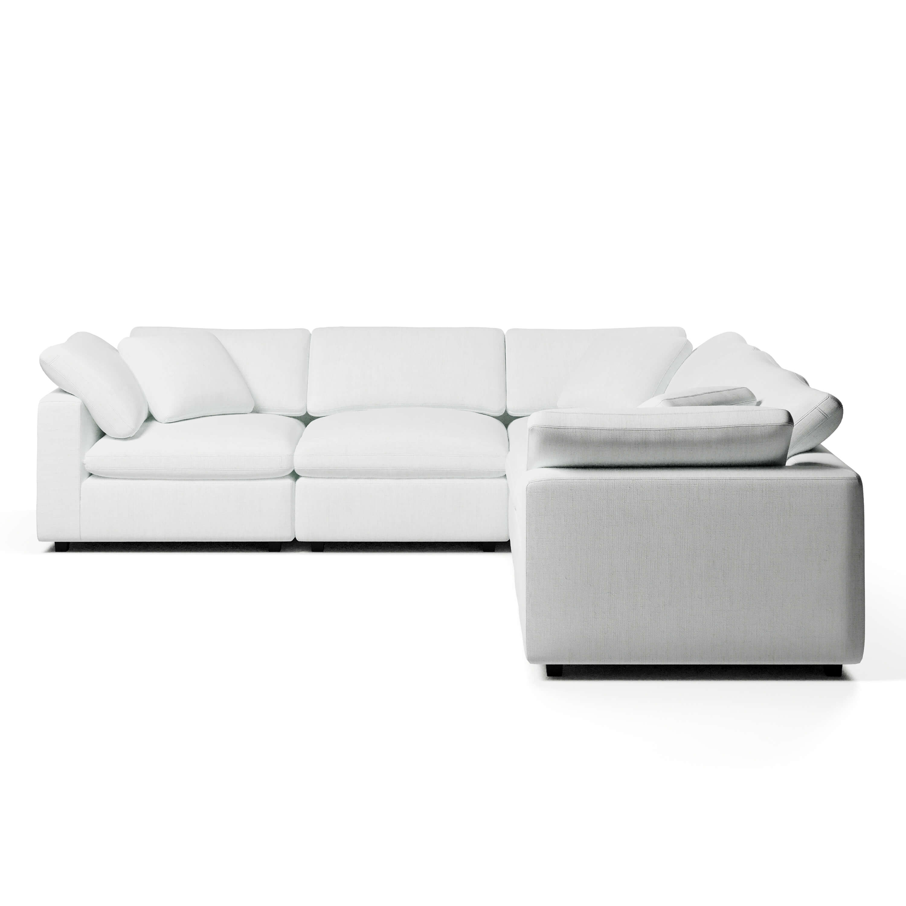 Comfy Five Seater L-Sectional (Quickship)