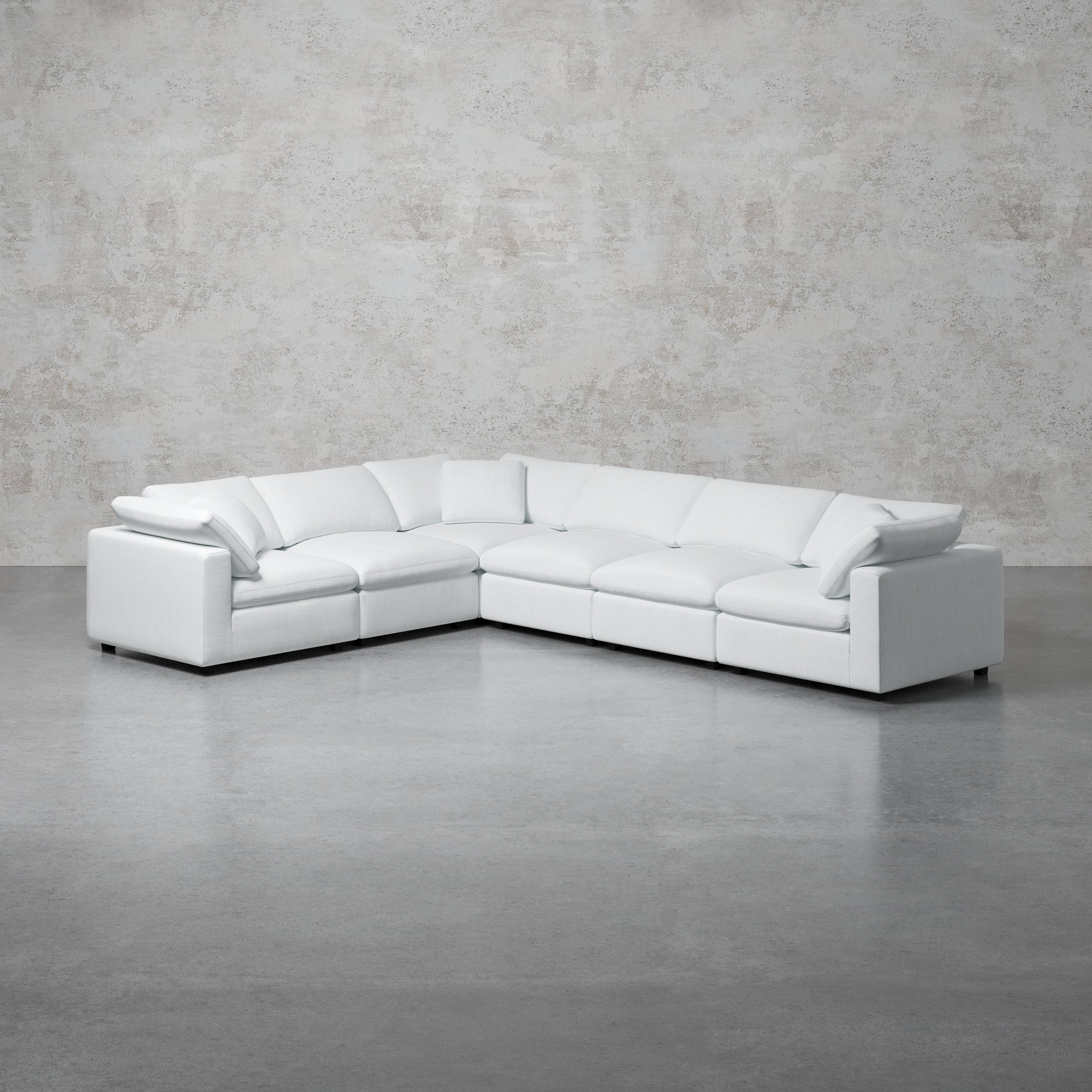 Comfy Modular Sofa - 6-Seater L-Sectional