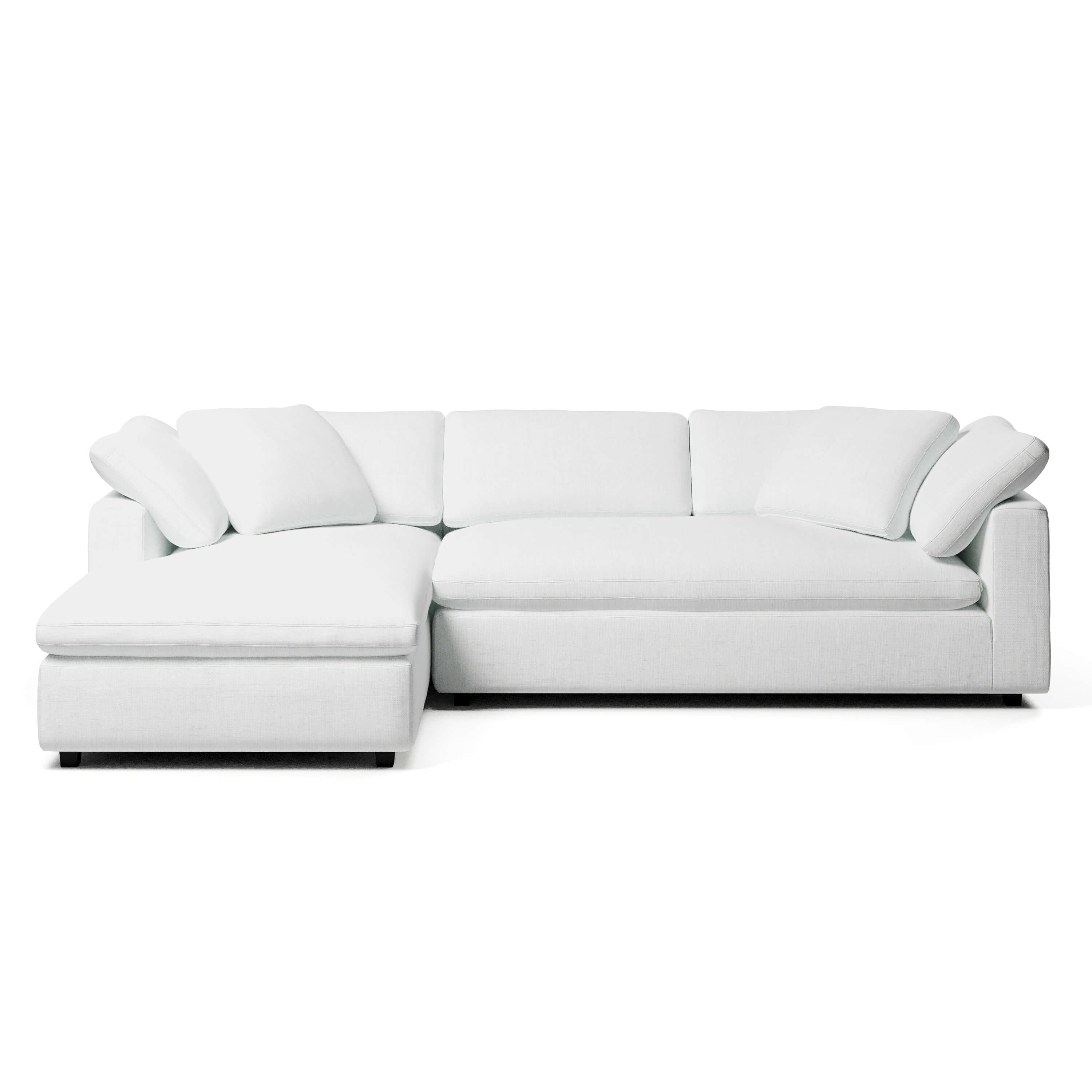 Comfy Modular Sofa - 3-Seater Left-Arm Chaise Bench-Seat
