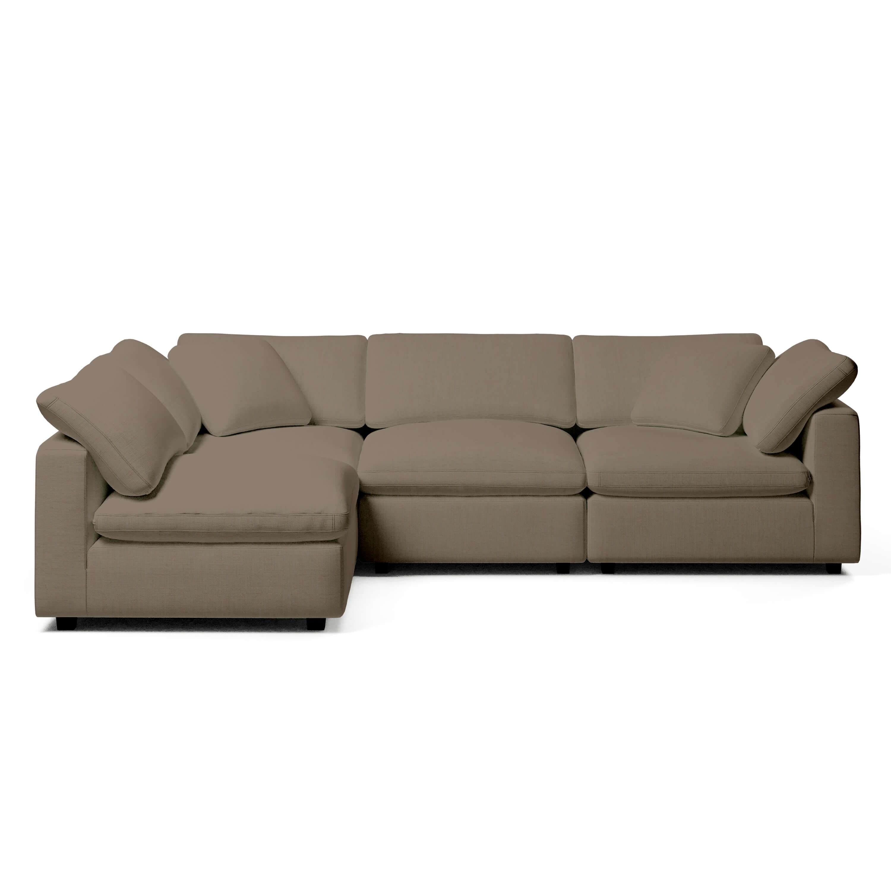 Comfy Modular Sofa - 4-Seater L-Sectional