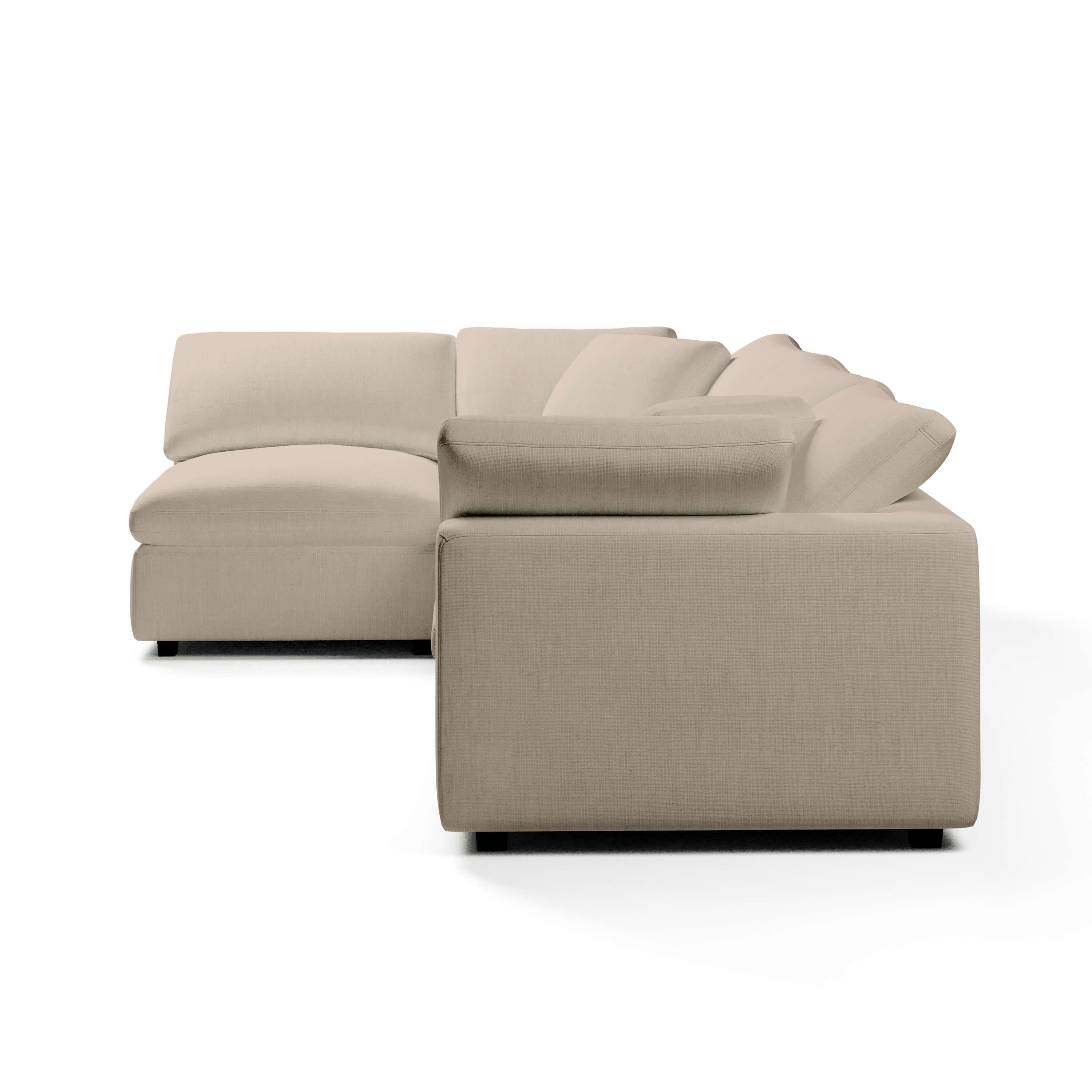 Comfy Modular Sofa - 4-Seater L-Sectional