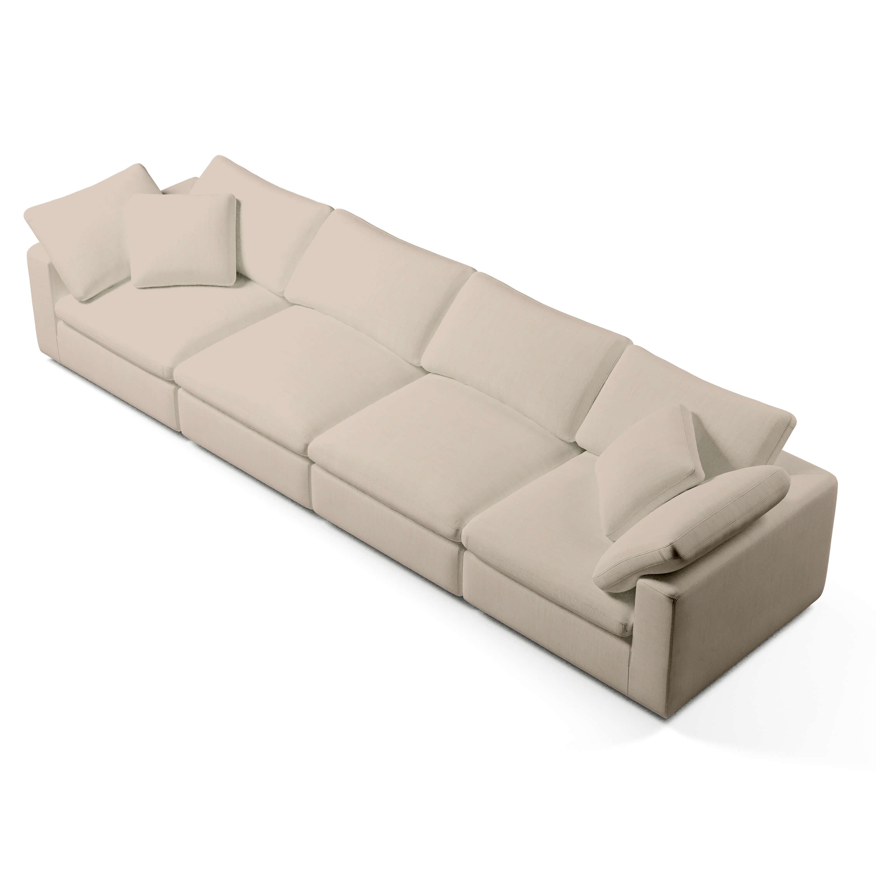 Comfy Modular Sofa - 4-Seater Sofa