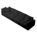 Comfy Modular Sofa - 4-Seater Sofa with Ottoman