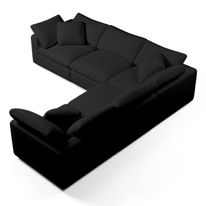 Comfy Modular Sofa - 5-Seater Modular L-Sectional