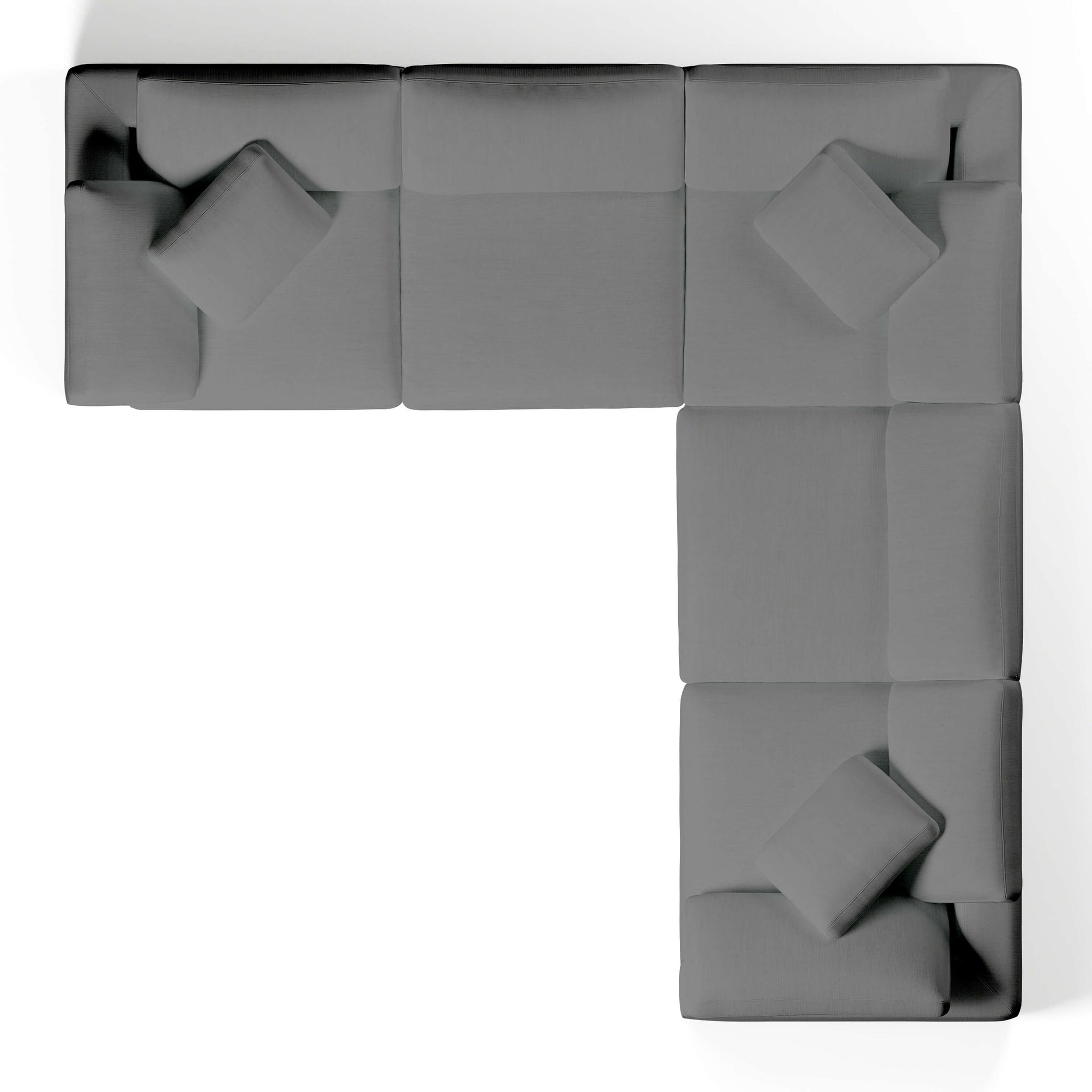 Comfy Modular Sofa - 5-Seater Modular L-Sectional