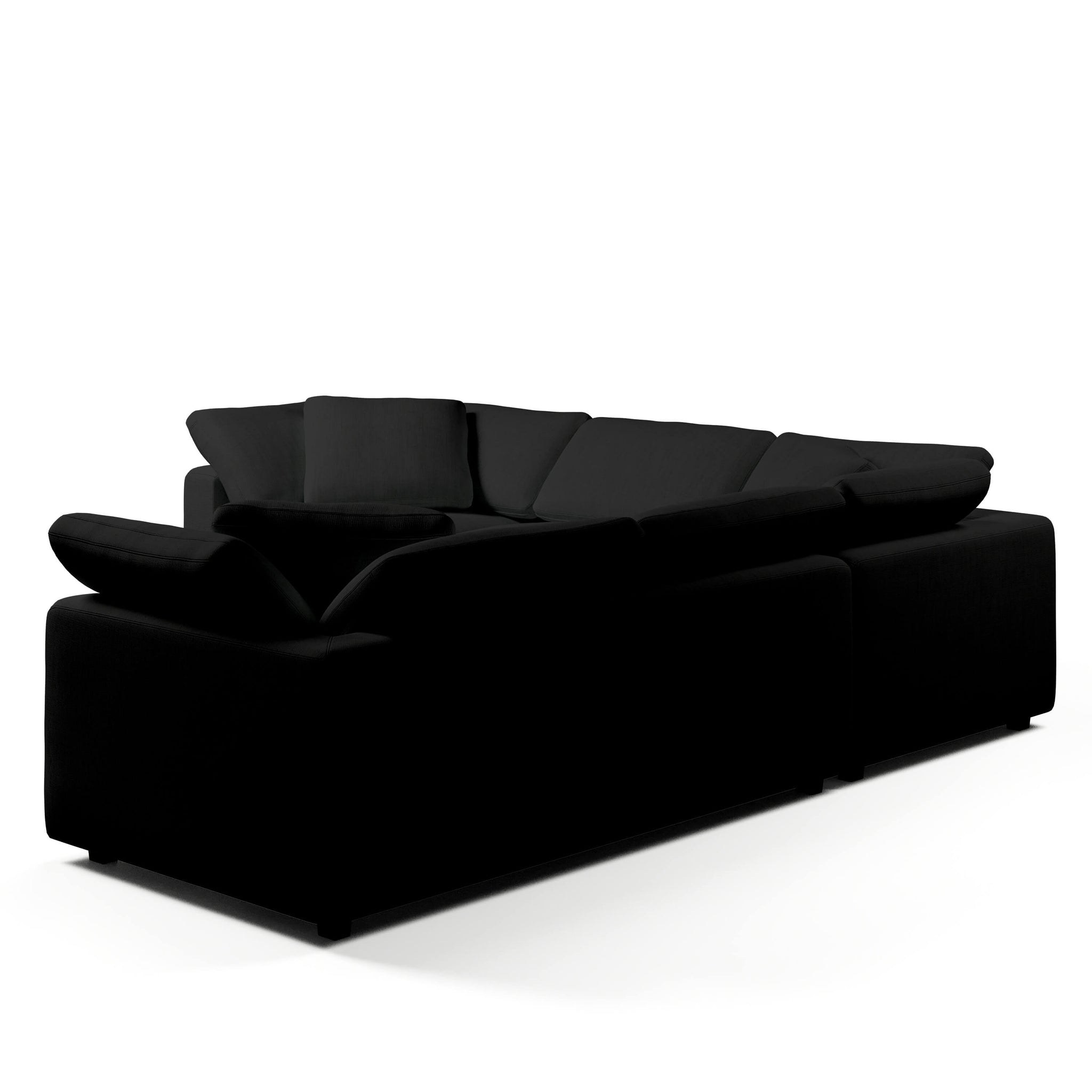 Comfy Modular Sofa - 5-Seater Bench-Seat L-Sectional & Ottoman