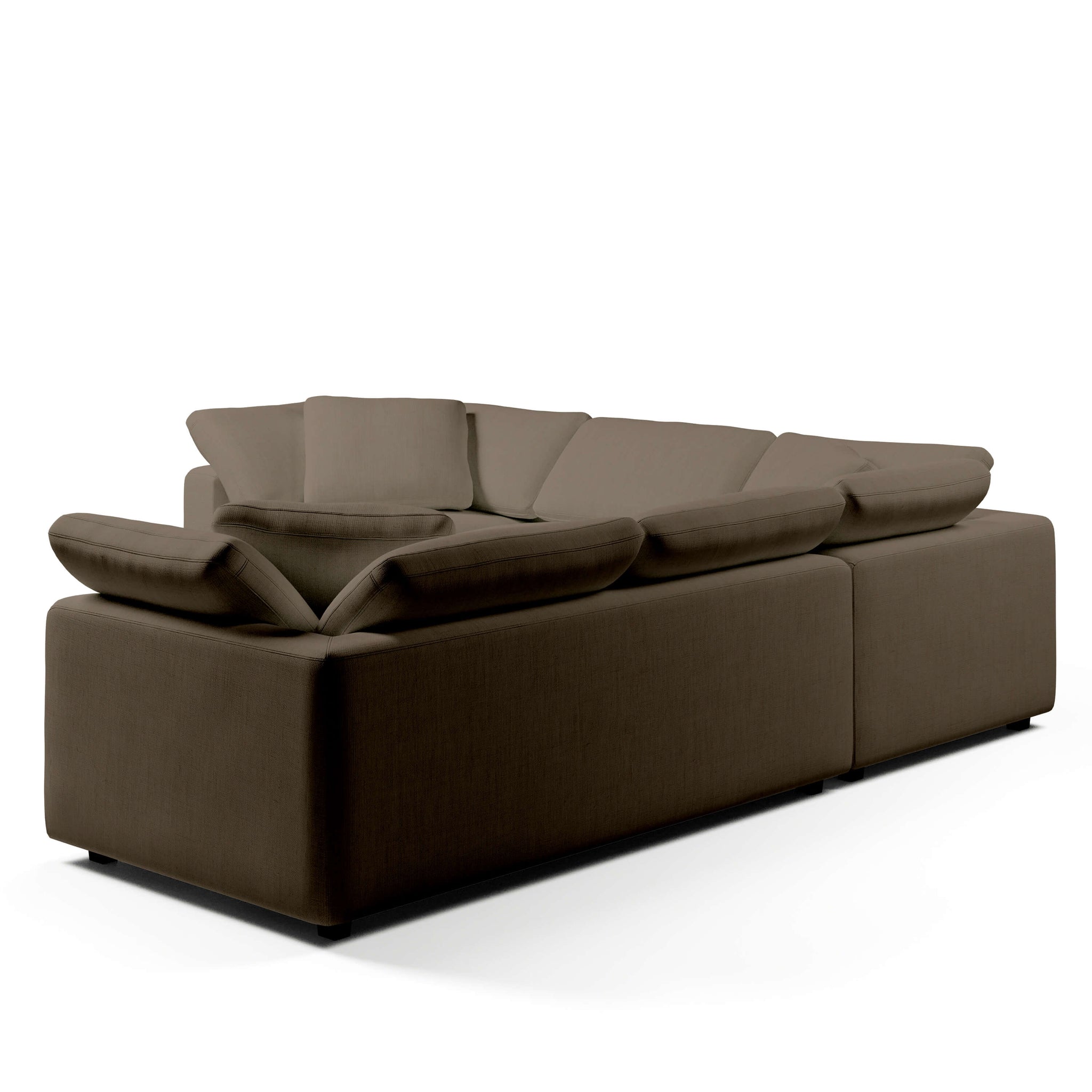 Comfy Modular Sofa - 5-Seater Bench-Seat L-Sectional & Ottoman