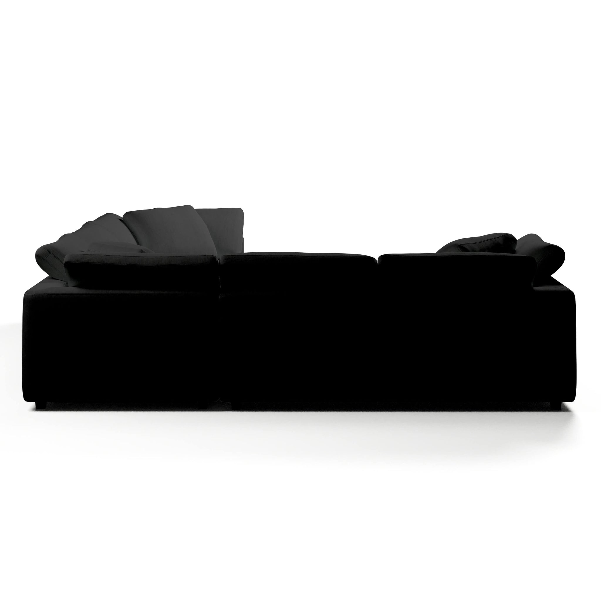 Comfy Modular Sofa - 5-Seater Bench-Seat L-Sectional & Ottoman