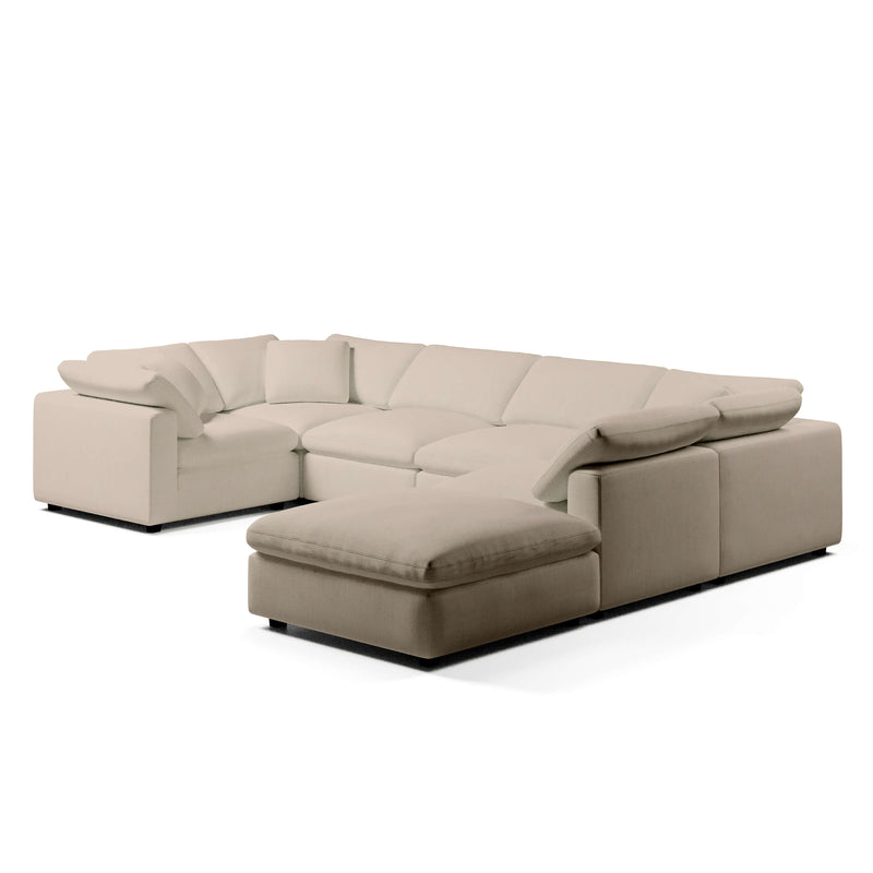 U-Sectional Sofa and Ottoman | U-Sectional Ottoman | Couch Haus