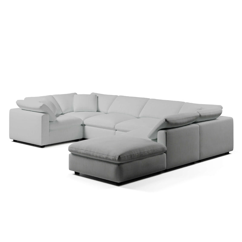 U-Sectional Sofa and Ottoman | U-Sectional Ottoman | Couch Haus