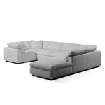 U-Sectional Sofa and Ottoman | U-Sectional Ottoman | Couch Haus