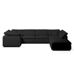 Comfy Modular Sofa - 6-Seater & Ottoman U-Sectional