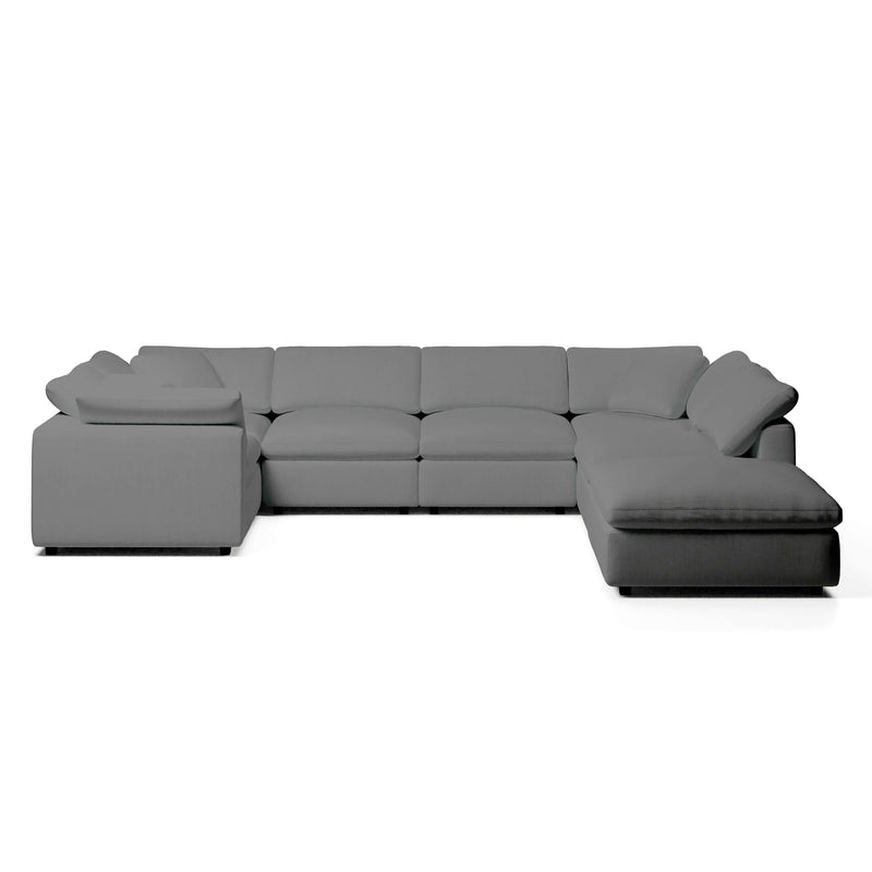 U-Sectional Sofa and Ottoman | U-Sectional Ottoman | Couch Haus