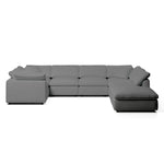 U-Sectional Sofa and Ottoman | U-Sectional Ottoman | Couch Haus