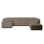 Comfy Modular Sofa - 6-Seater & Ottoman U-Sectional