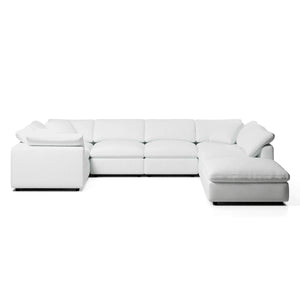U-Sectional Sofa and Ottoman | U-Sectional Ottoman | Couch Haus