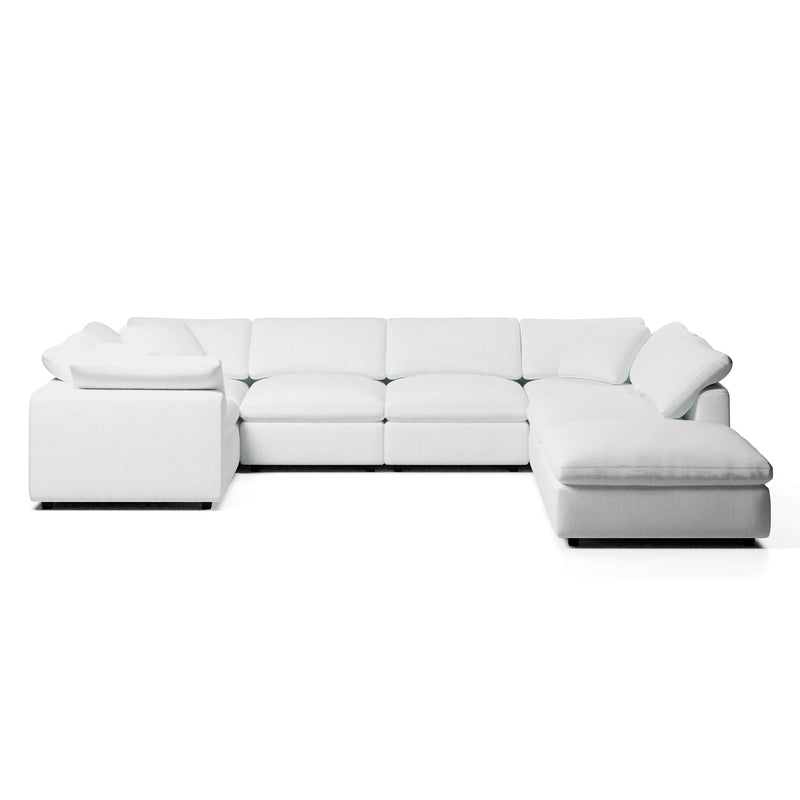 U-Sectional Sofa and Ottoman | U-Sectional Ottoman | Couch Haus
