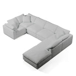 U-Sectional Sofa and Ottoman | U-Sectional Ottoman | Couch Haus