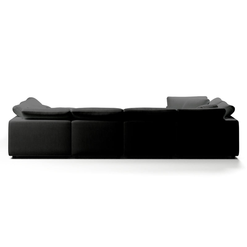 Comfy Modular Sofa - 6-Seater & Ottoman U-Sectional