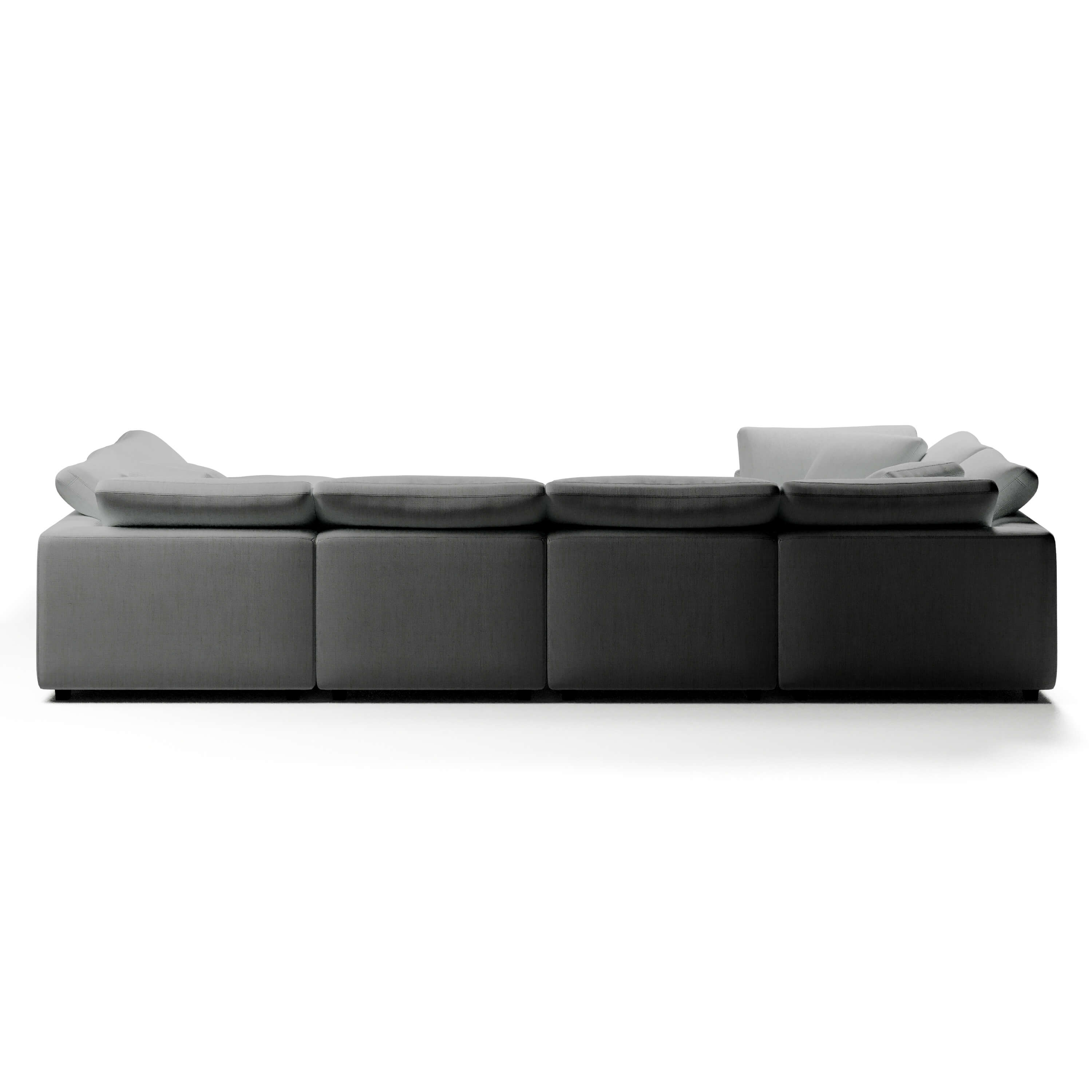 Comfy Modular Sofa - 6-Seater & Ottoman U-Sectional
