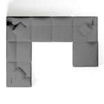 Comfy Modular Sofa - 6-Seater & Ottoman U-Sectional