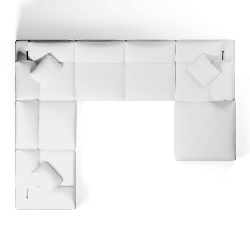 U-Sectional Sofa and Ottoman | U-Sectional Ottoman | Couch Haus