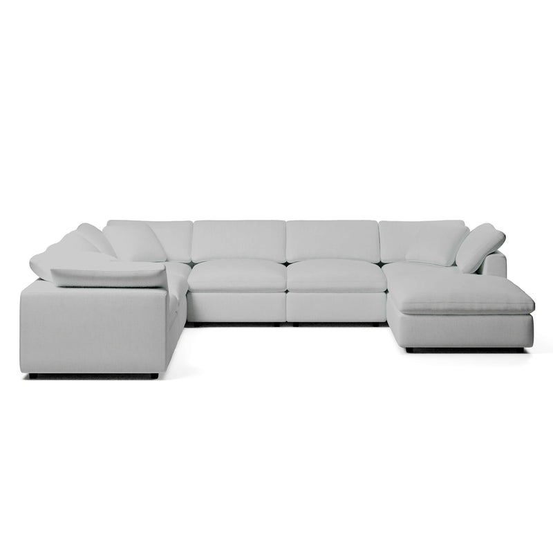 U-Sectional Sofa and Ottoman | U-Sectional Ottoman | Couch Haus