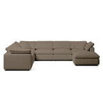 Comfy Modular Sofa - 6-Seater & Ottoman U-Sectional