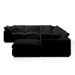 Comfy Modular Sofa - 6-Seater & Ottoman U-Sectional