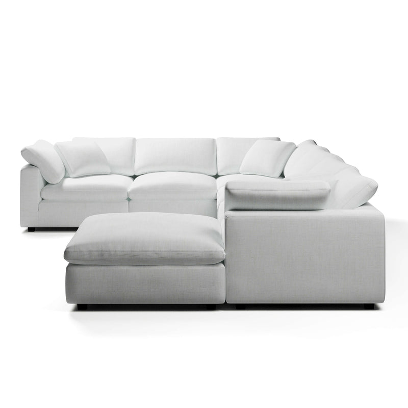 U-Sectional Sofa and Ottoman | U-Sectional Ottoman | Couch Haus