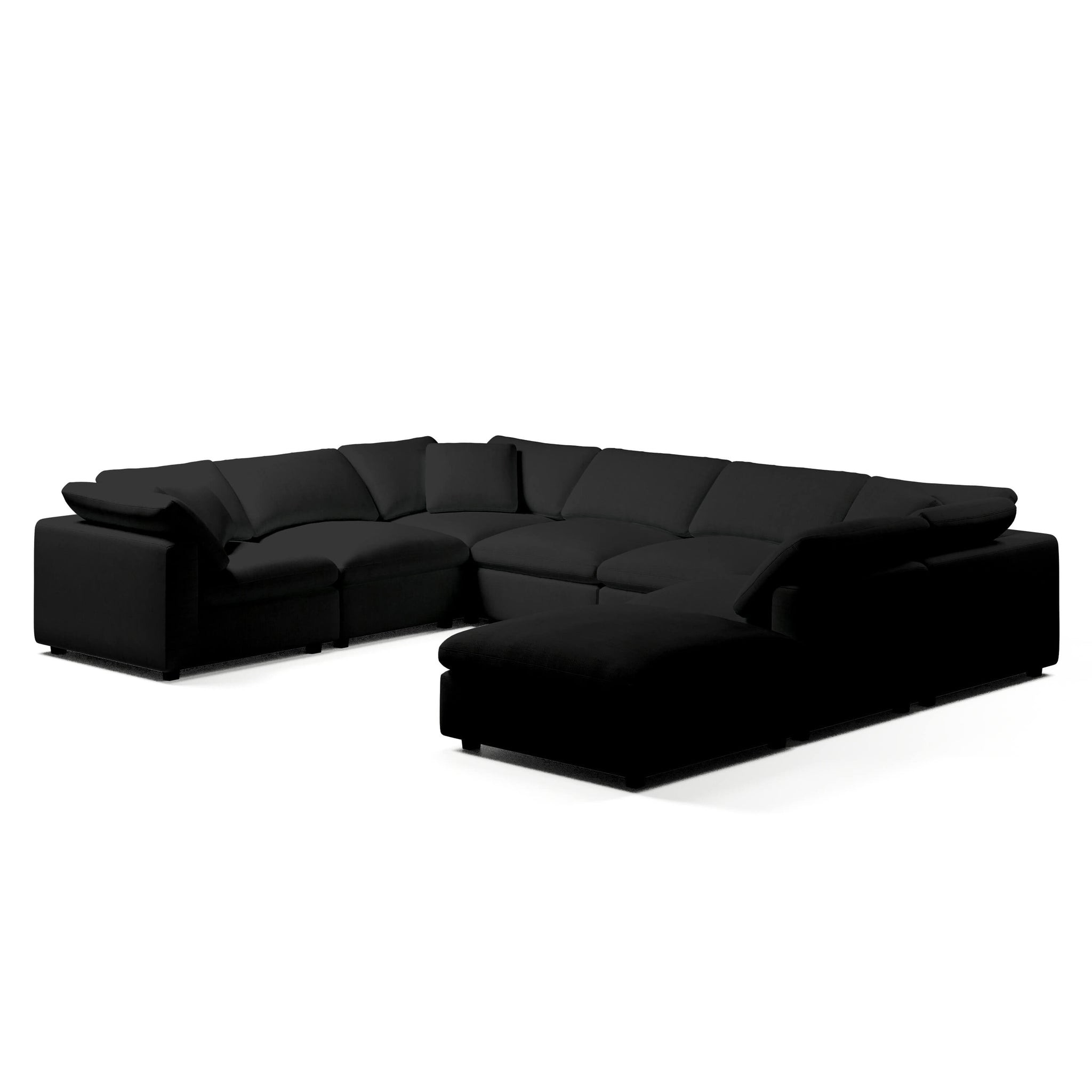 Modular Sofa and Ottoman | U-Sectional Modular Sofa | Couch Haus