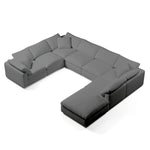 Modular Sofa and Ottoman | U-Sectional Modular Sofa | Couch Haus